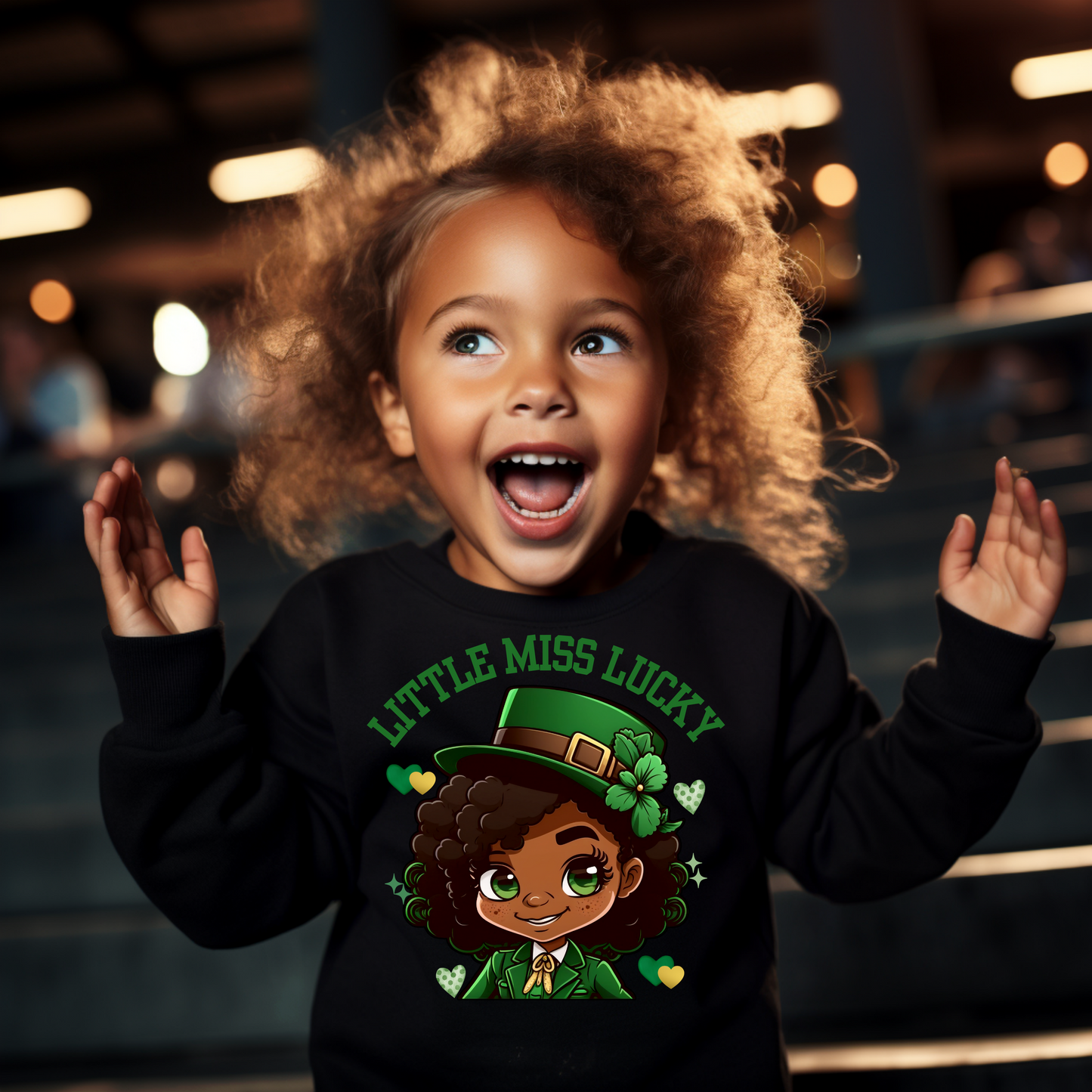 Little Miss Lucky Youth Crewneck Sweatshirt