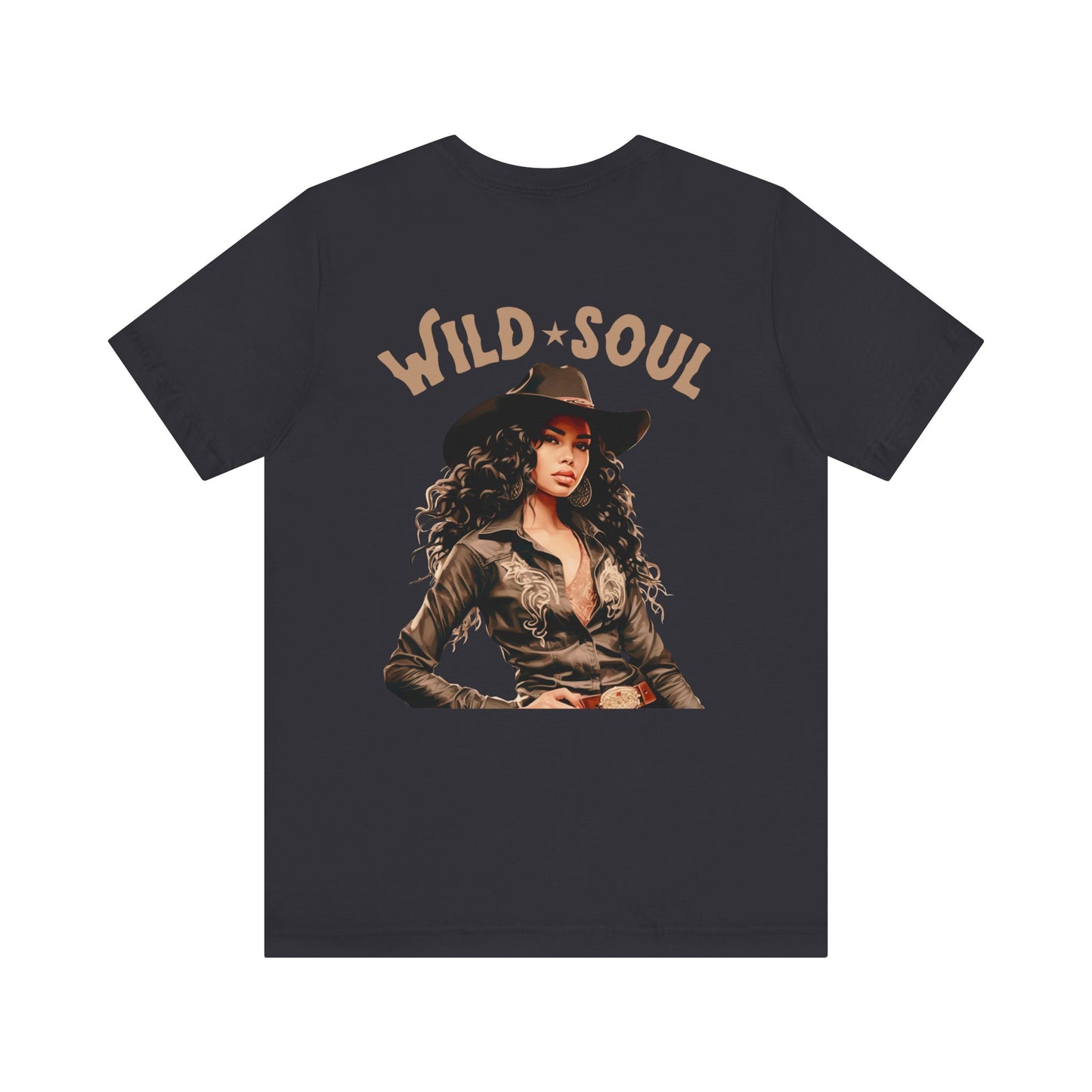 Wild Soul Melanin Cowgirl Shirt Western Graphic Tee Long Live Cowgirls Rodeo Attire Country Music Tee Black Cowgirl Shirt