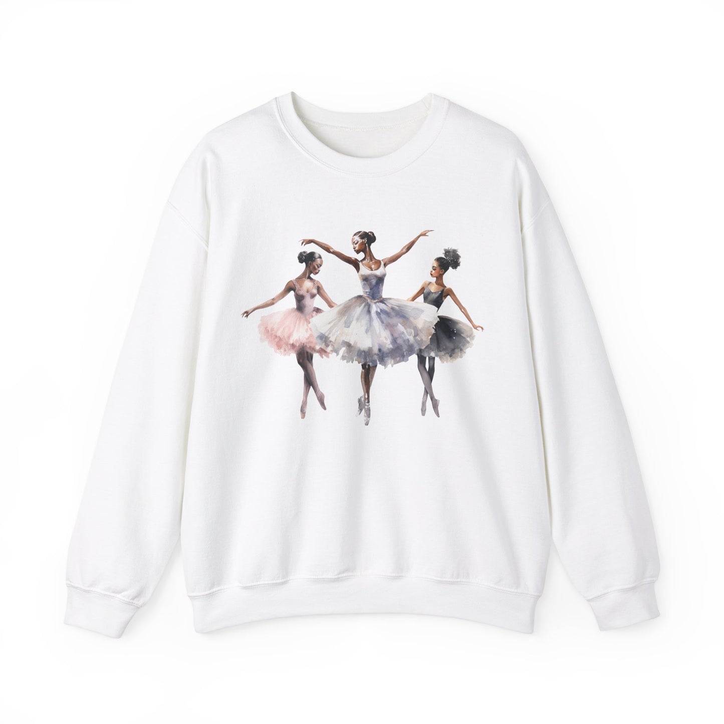 3 Ballerinas, Gidan 1800, Black Ballerina Sweatshirt, African American Tops, Gift for Ballerina, Student Teacher Gift, Black Girl Gift