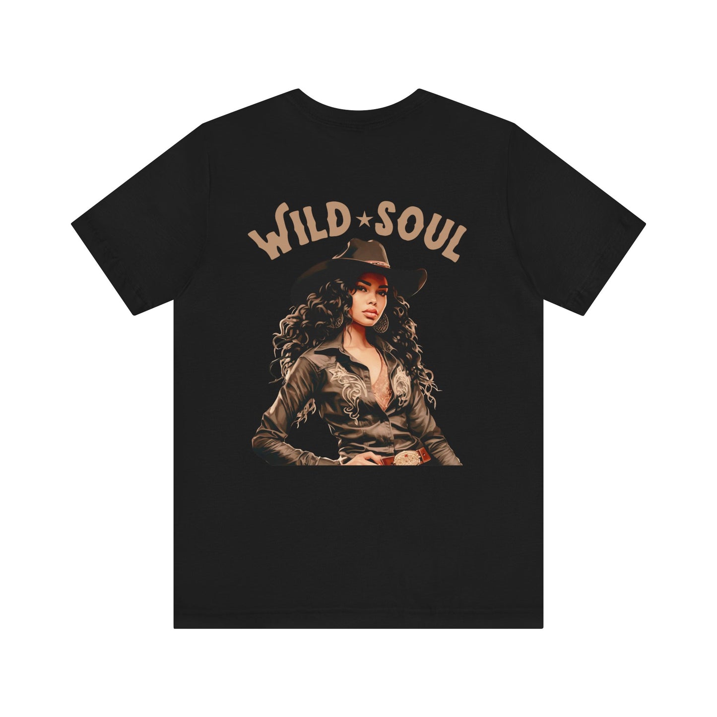 Wild Soul Melanin Cowgirl Shirt Western Graphic Tee Long Live Cowgirls Rodeo Attire Country Music Tee Black Cowgirl Shirt