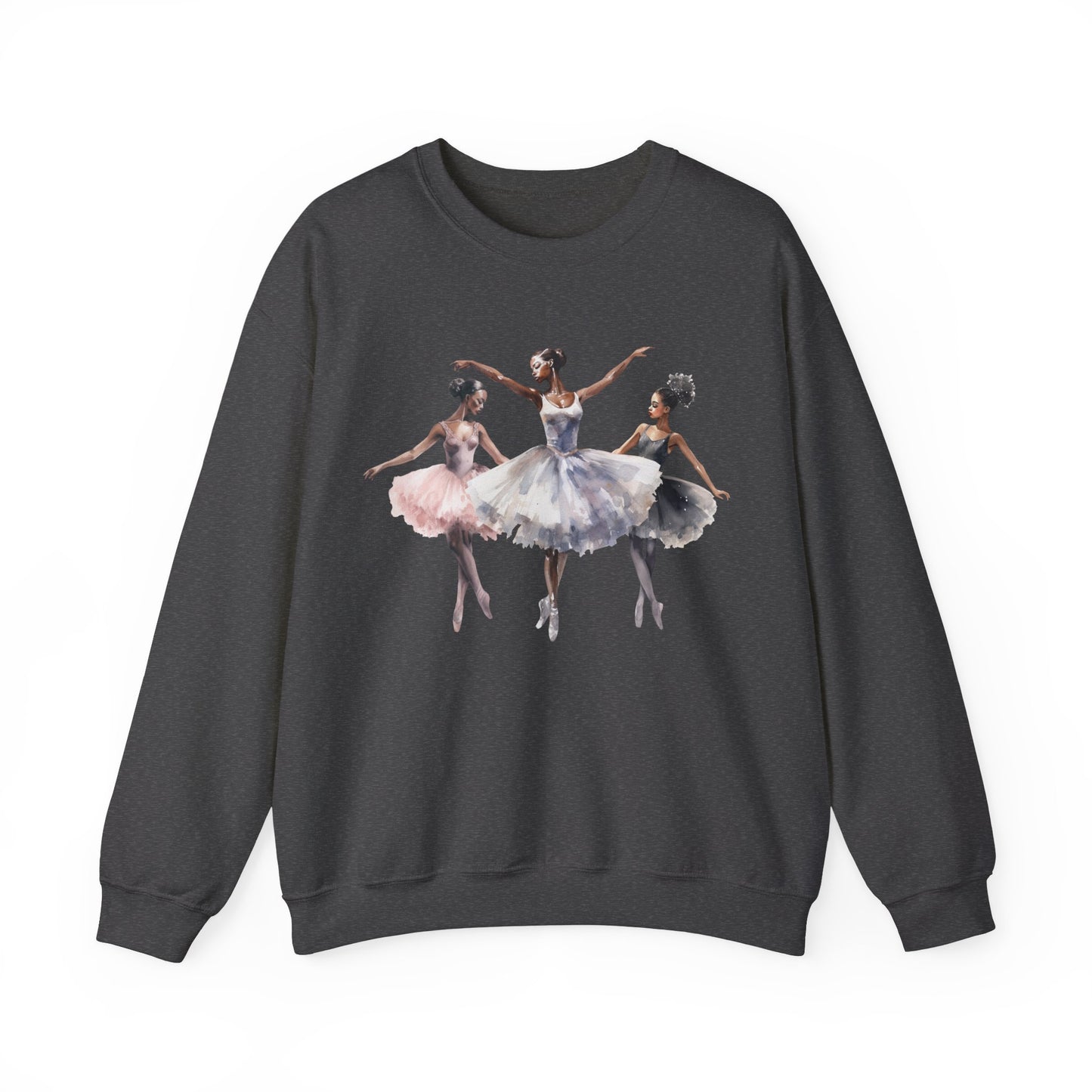 3 Ballerinas, Gidan 1800, Black Ballerina Sweatshirt, African American Tops, Gift for Ballerina, Student Teacher Gift, Black Girl Gift