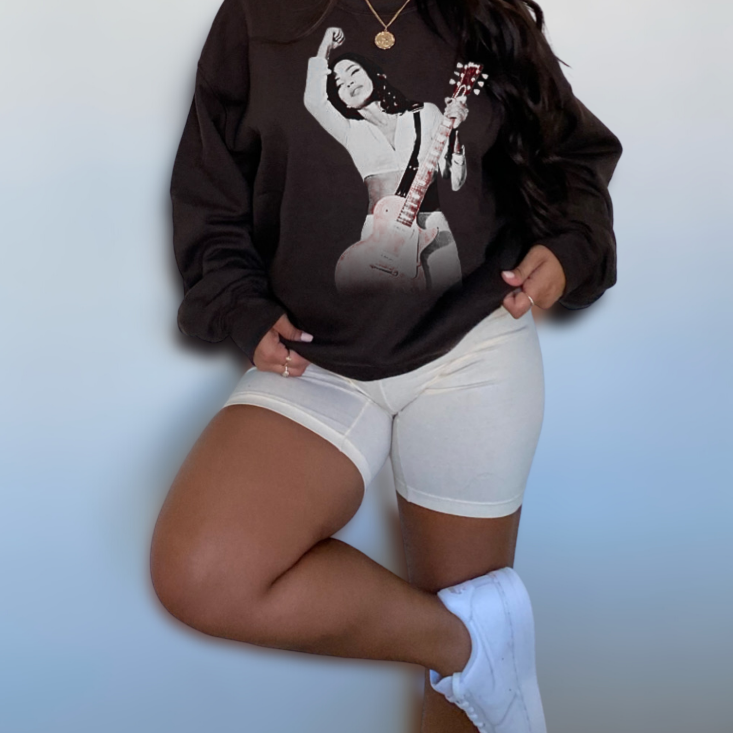 90s Music Graphic Concert Crewneck Sweatshirt, Cozy Vintage Style, Music Lover's Gift, Casual Outfit, Perfect for Concerts, Unisex Apparel