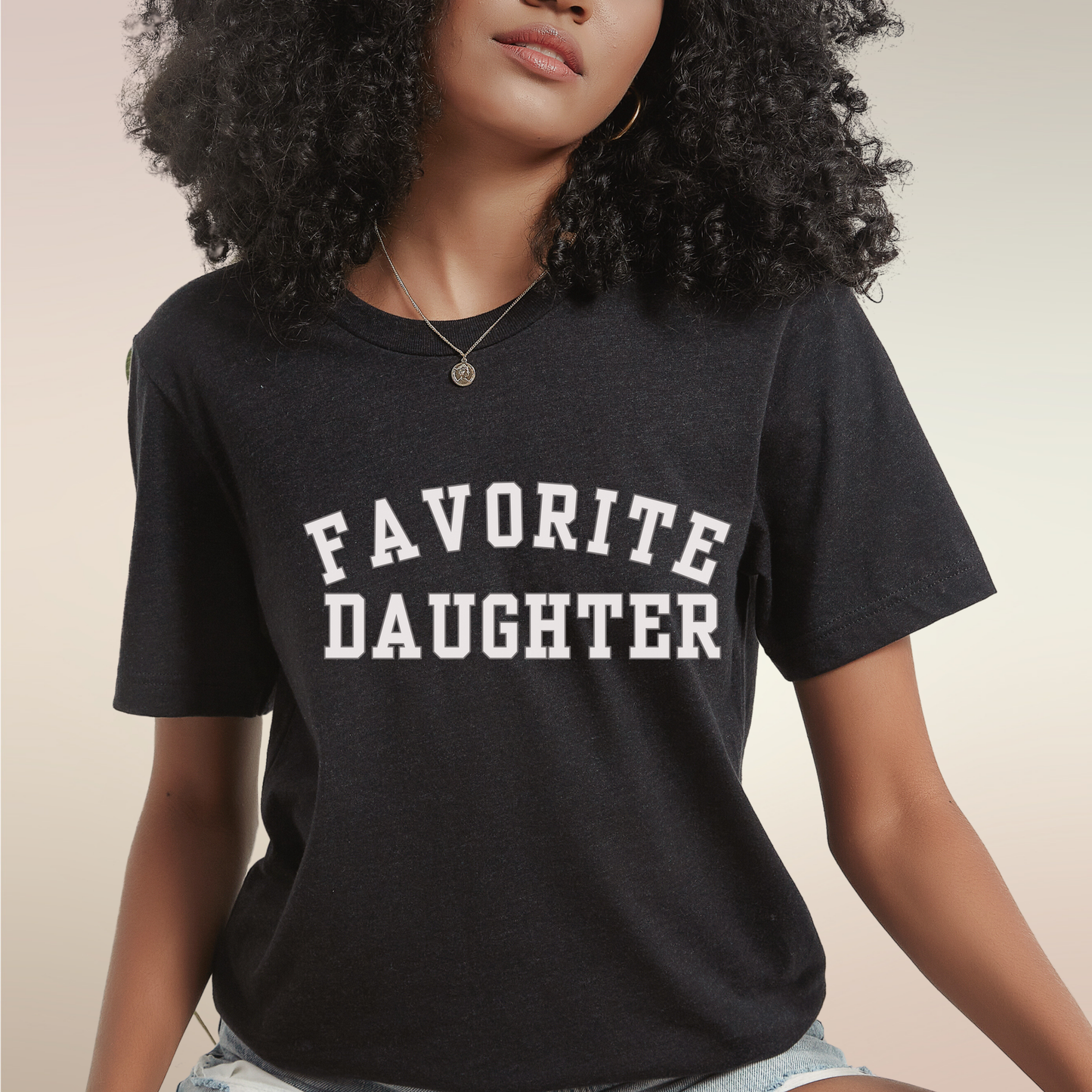 Favorite Daughter Comfort Colors Funny Gift Sweatshirt Adult Daughter Family Reunion Sister Sweat Favorite Daughter Sweater